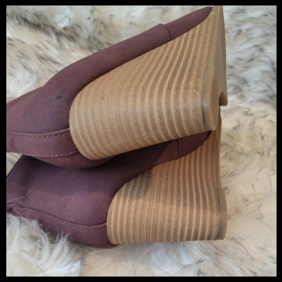 Nautica Rhodes mauve wedge booties 8 - Picture 8 of 11